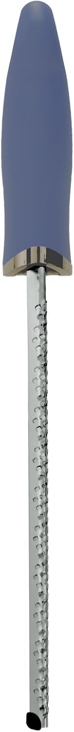 Microplane - Râpe à zesteur série fine - bleu denim - lame fine, usage agrumes, parmesan, gingembre, chocolat, noix de m