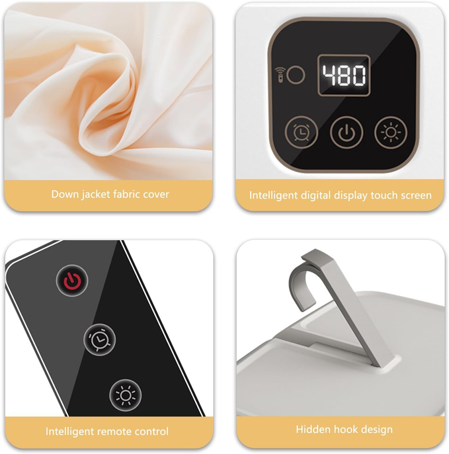 Sèche-Linge Portable Pliable - 600W, minuterie, pompe chaleur, compact