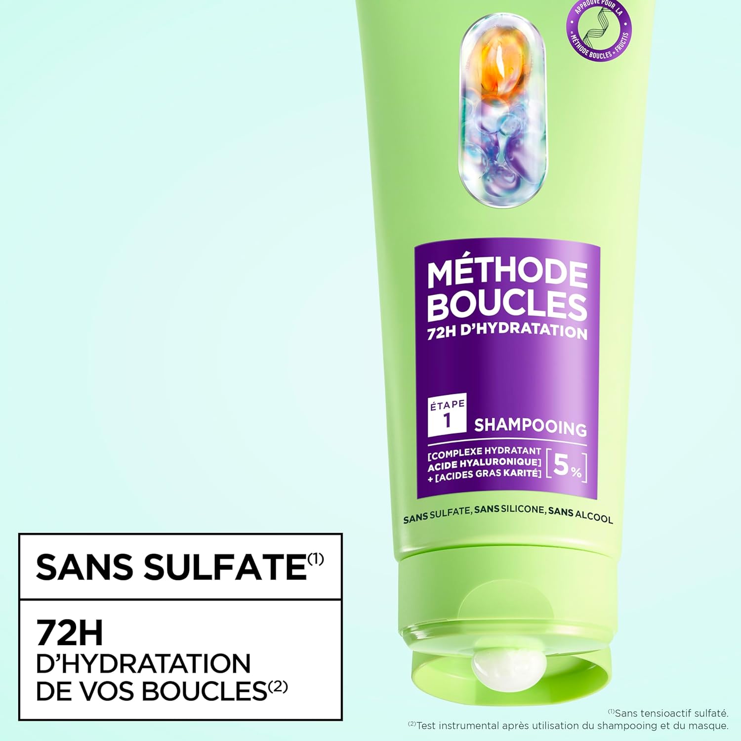 Garnier Fructis - Méthode Boucles - routine 3 produits - hydratation & définition cheveux bouclés