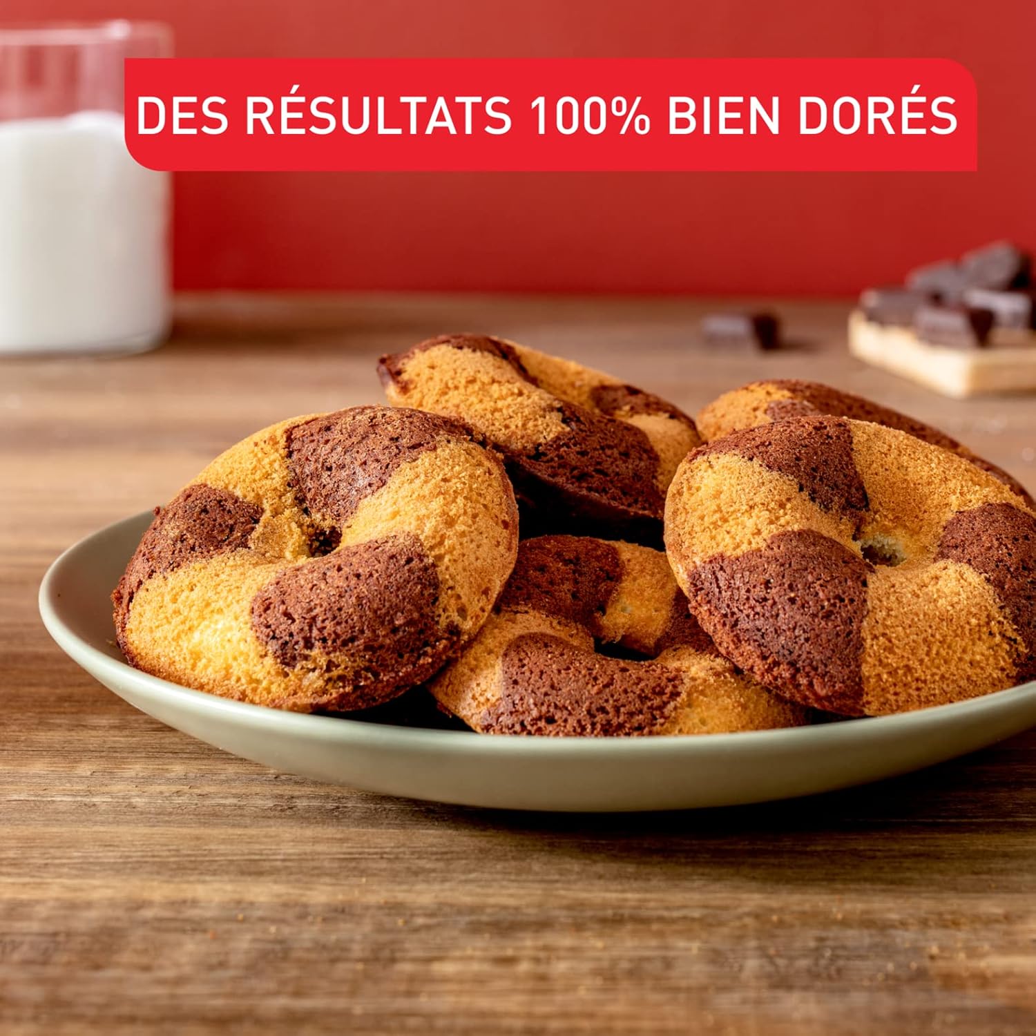 Tefal - PerfectBake Mini - 6 mini donuts - revêtement antiadhésif, aluminium recyclé, J5734602