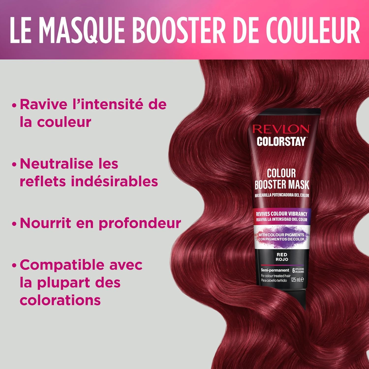 Revlon - Colorstay Masque Couleur - 125ml - ravive, hydrate, 6 usages