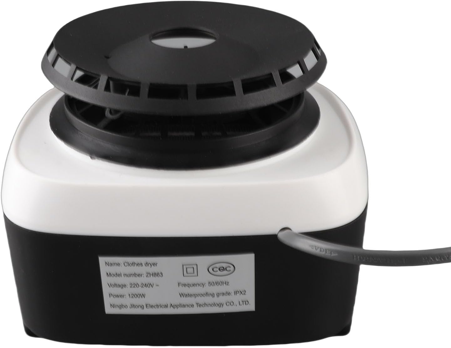 Heer Clothes - sèche-linge pompe à chaleur 22×22×17 cm, 1200W, grande capacité, séchage rapide