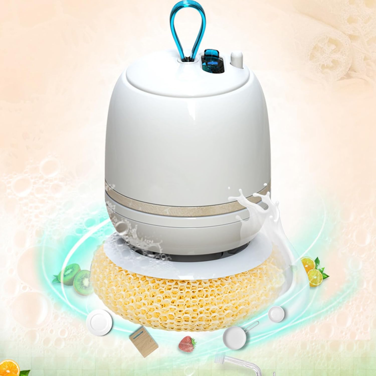 Appareil de cuisine portable rechargeable - compact - nettoyage efficace