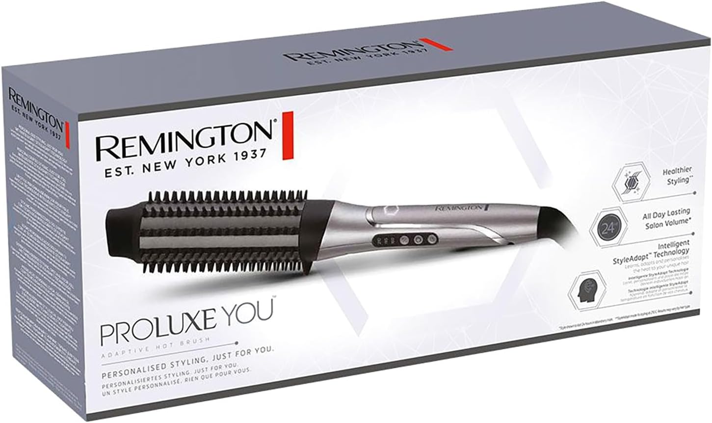 Remington - PROluxe You - 38mm - brosse chauffante, revêtement diamant-céramique, 3 températures, volume et soin CB9800