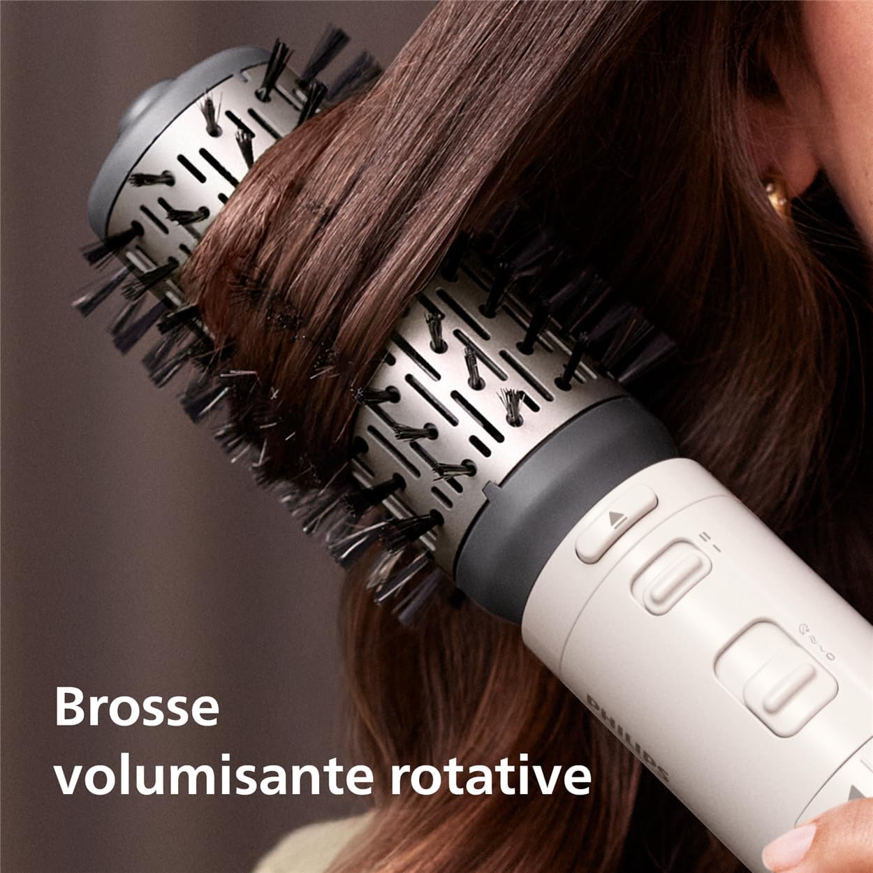 Philips - AirStyler 7000 - coiffeur volumisant, brosse rotative, tourmaline, céramique, 2 accessoires - BHA710/00