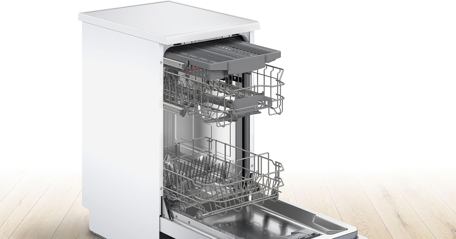 Bosch - Série 4 SPS4EMW61E - 45cm - lave-vaisselle pose-libre blanc