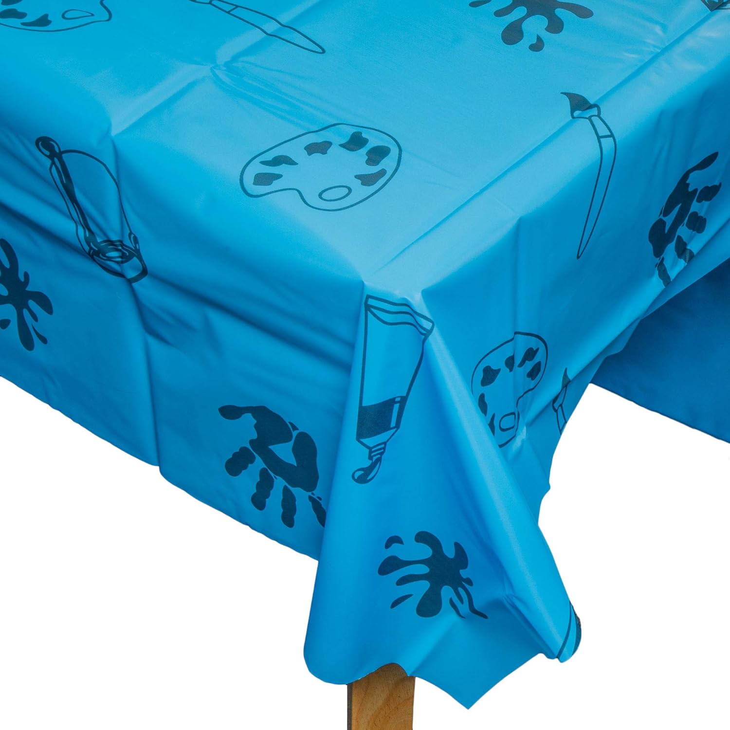 Baker Ross - nappe anti-éclaboussure - bleu - protection enfants - AC773