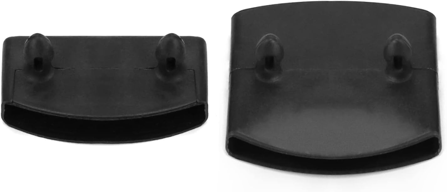 QWORK - 36 pcs capuchons et supports centraux - 5,5x0,9cm - remplacement plastique pour lattes