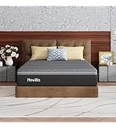 Novilla Coolmax Matelas en mousse à mémoire de forme 7 zones Gel & Greentea Memory avec fermetures... 90 x 200 cm