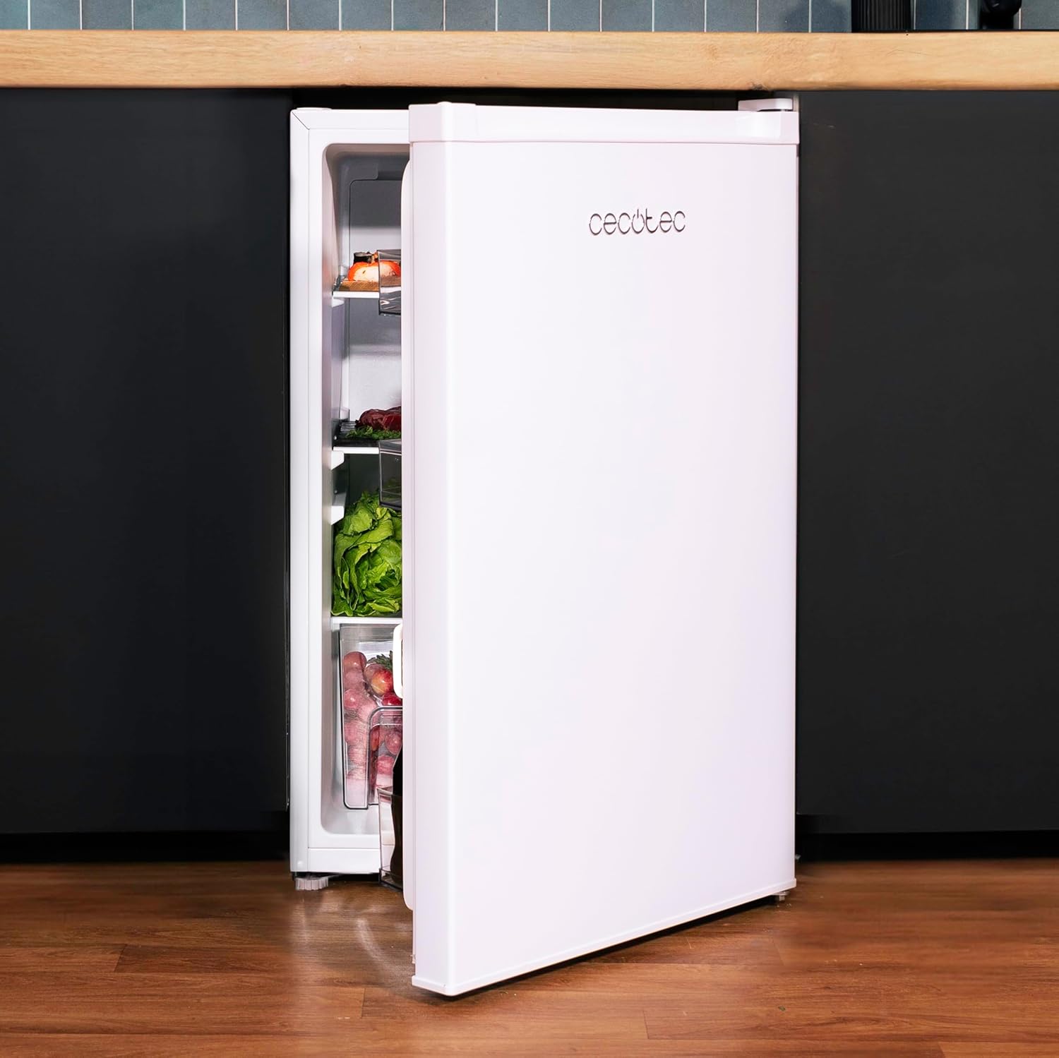 Cecotec - Bolero CoolMarket TT - compact, 114L, LED, porte réversible, TT114L