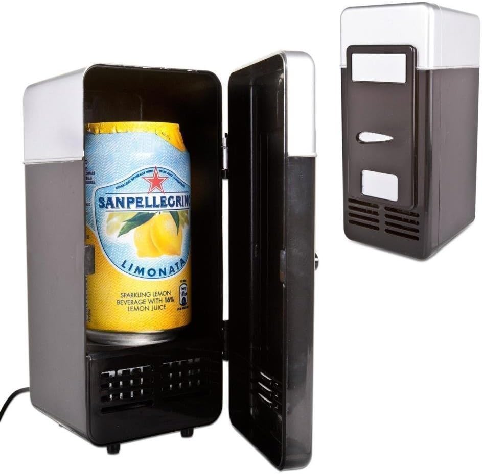 Petit réfrigérateur USB, minibar, refroidisseur/réchauffeur, compact, H-UF05Black