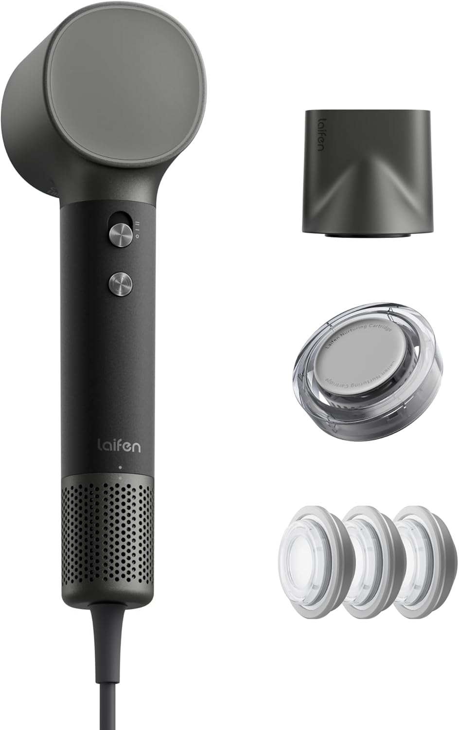 Laifen - Neo Special - sèche-cheveux, 200M ions, soin 58°C, buses magnétiques