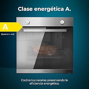 Energy class A / Steam Assist / Steam EasyClean / Cooling Fan / Steam Base X2 / Porte Full Glass