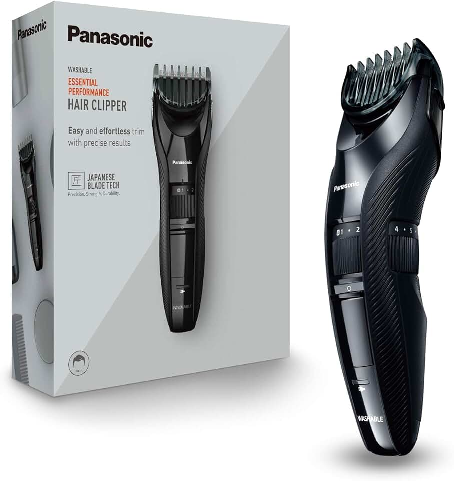 Panasonic - Tondeuse cheveux sans fil étanche, 19 réglages, ER-GC53-K503
