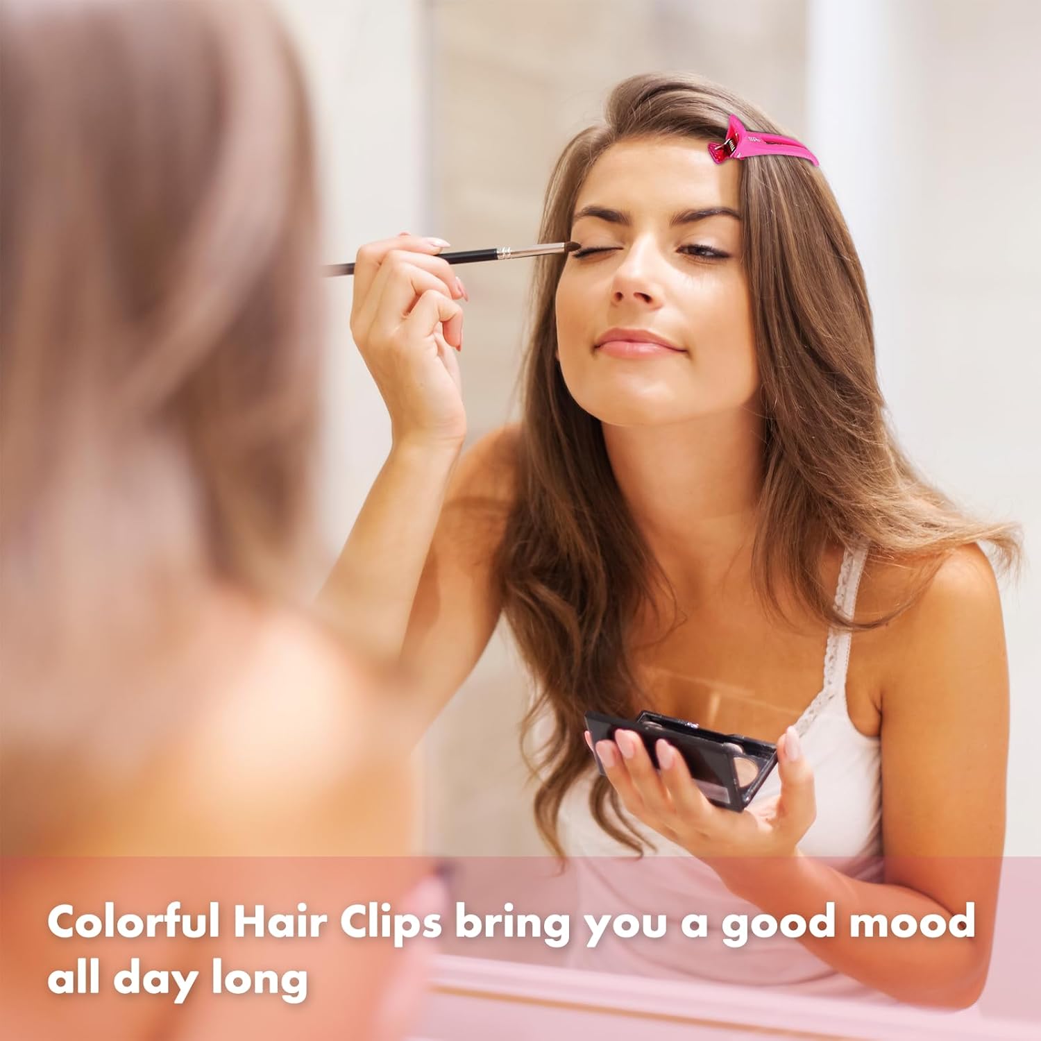 AIMIKE - pince cheveux crocodile série néon - 6pcs - antidérapantes, sans trace, usage professionnel.