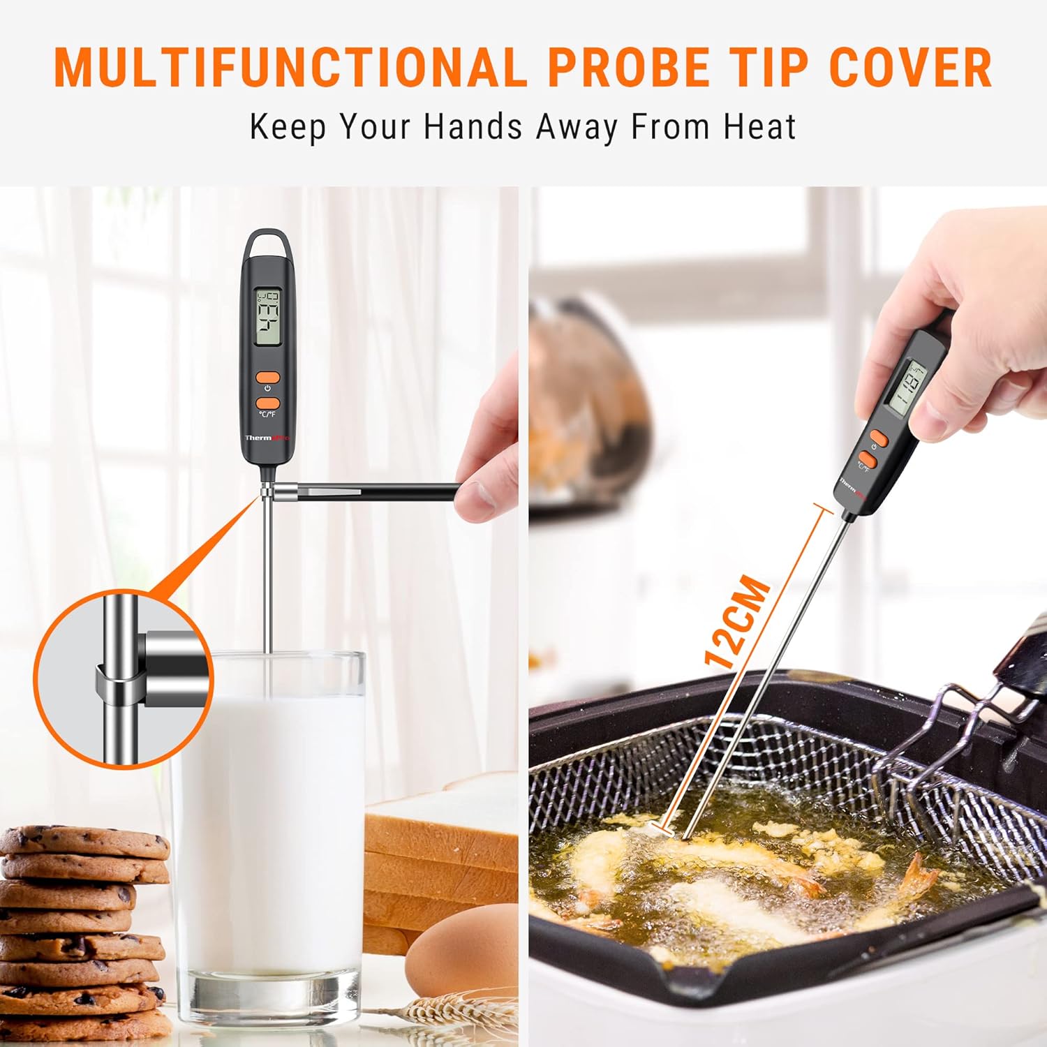 ThermoPro - TP516 - Sonde 12cm - LCD, lecture instantanée, cuisson