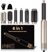 Air Styler Airbrush 6 en 1,1000w Sèche Cheveux Ionique,Hair Styler,Température Vitesse du vent Ré...
