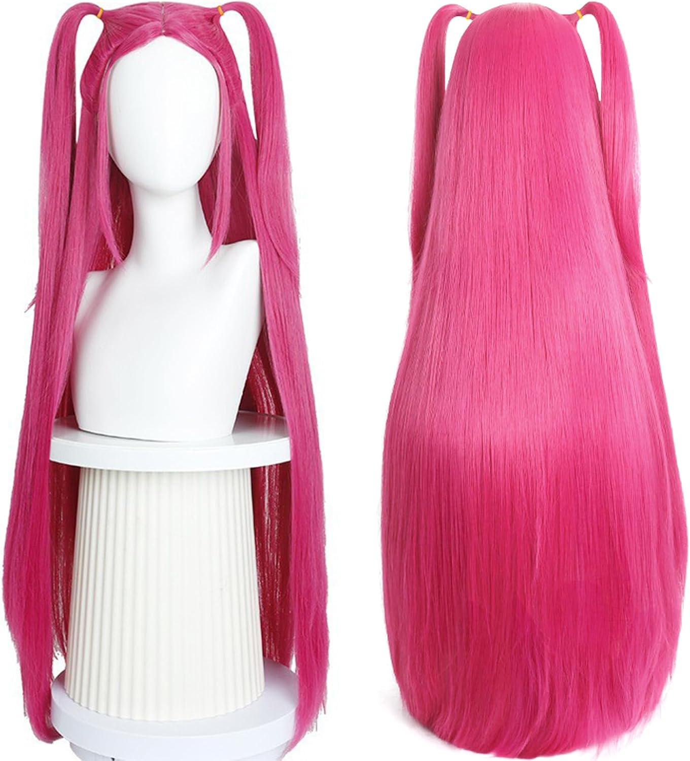 Perruque - cheveux longs droits, style K-Pop, idéale Halloween, B