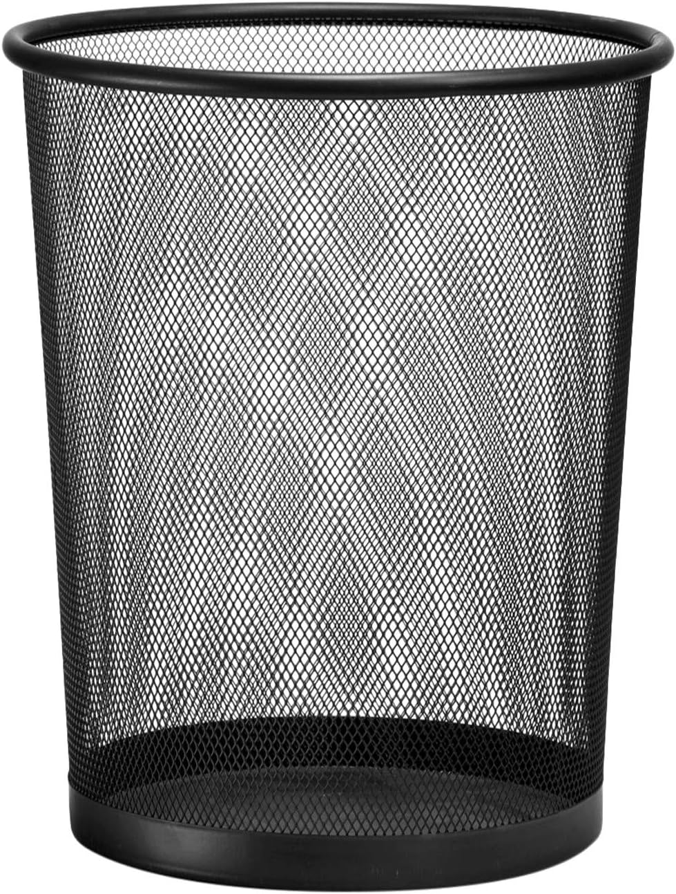 D.RECT - métal maille - 19L - corbeille ronde XXL, noire