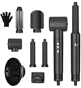 Seche Cheveux 7 en 1, 1400 W Air Styler Professionnel, Seche-Cheveux Diffuseur Boucle, 3 Températ...