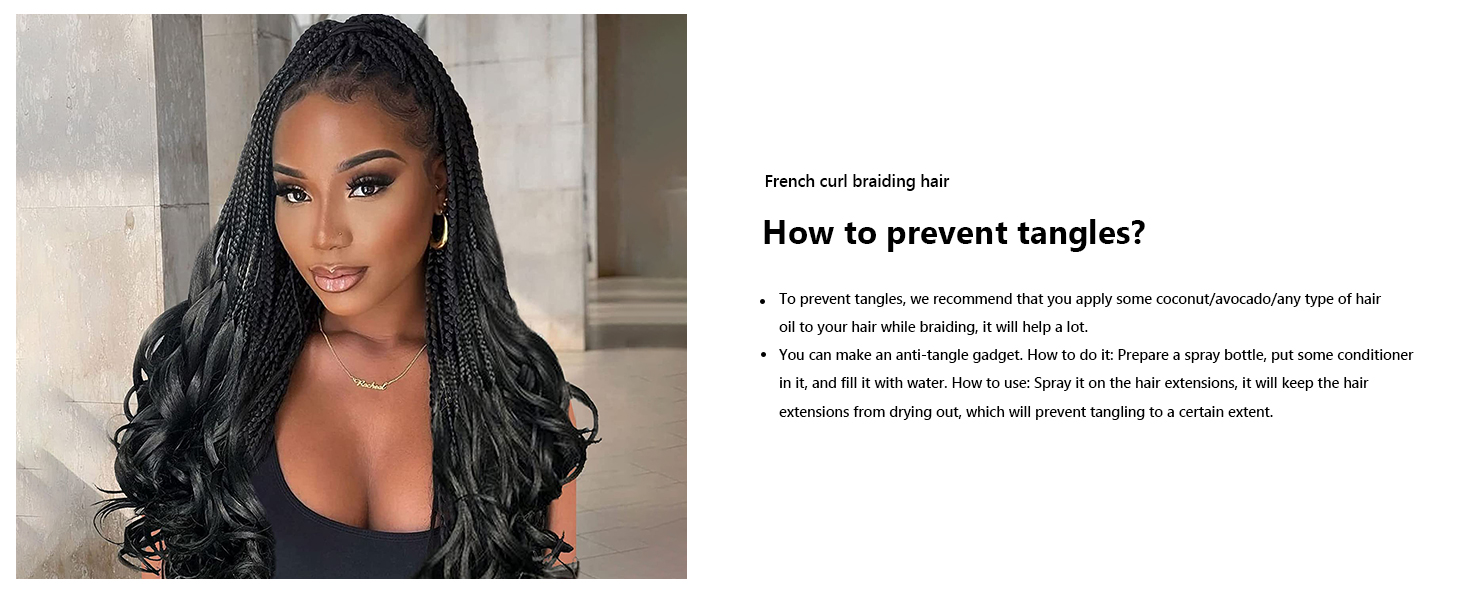 Cheveux tressés à la française