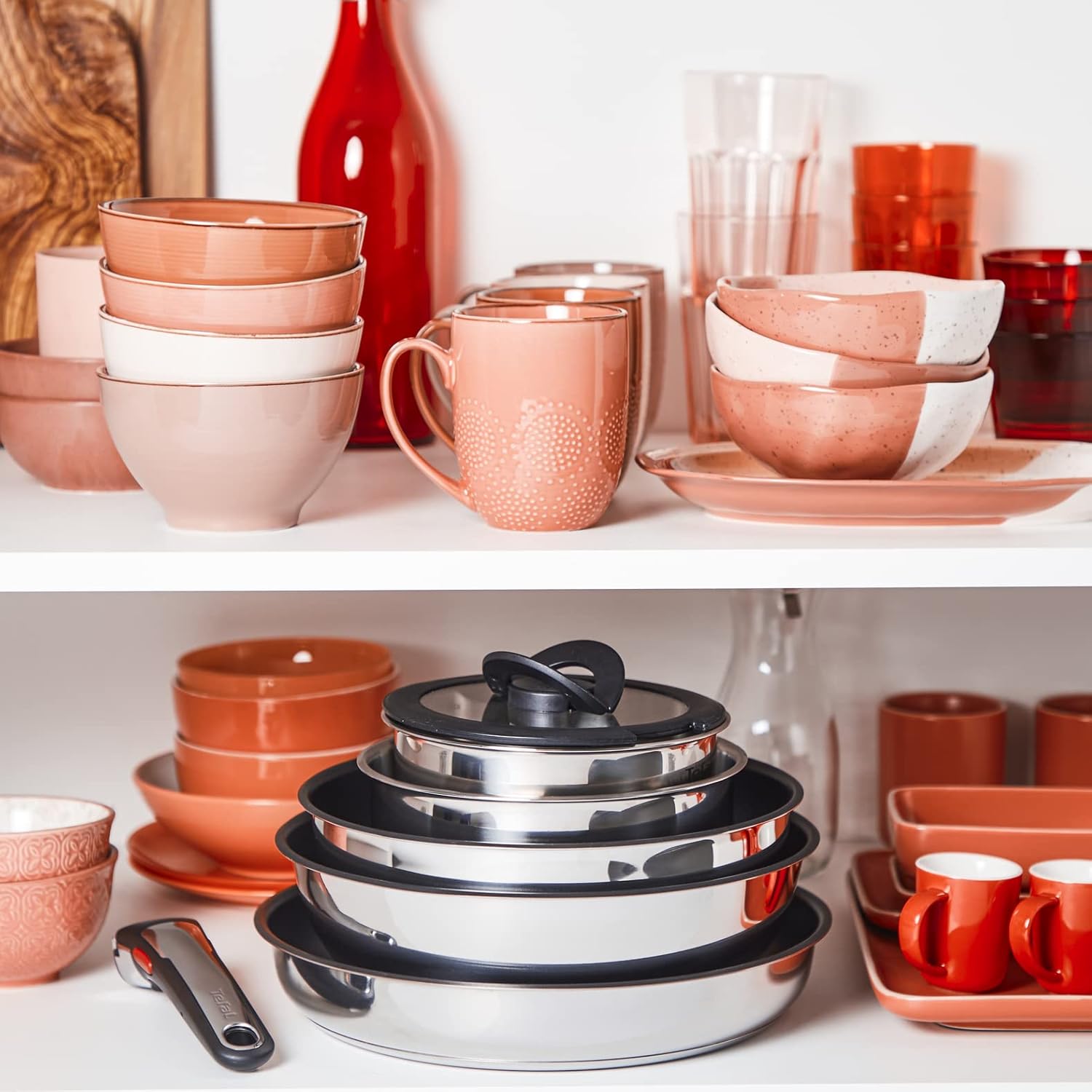 Tefal - Ingenio Preference - poêle 24 cm, induction, inox, lave-vaisselle, L9720402