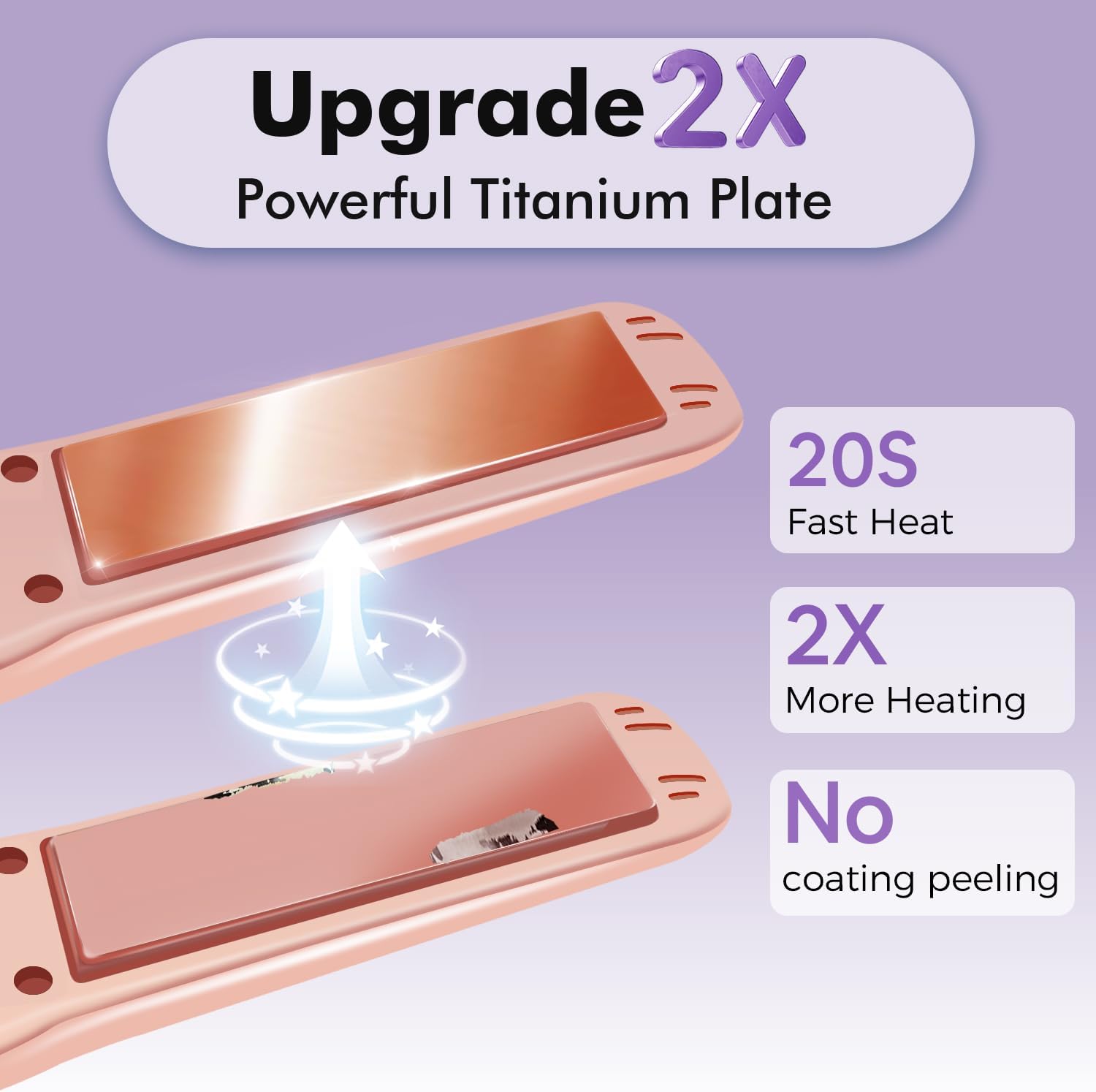 Sunmay - Voga 2 en 1 - mini format - lissage sans fil, USB rechargeable