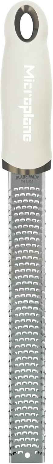 Microplane - Râpe à zesteur Beige Sable, lame fine, 32x3x3cm, Made in USA