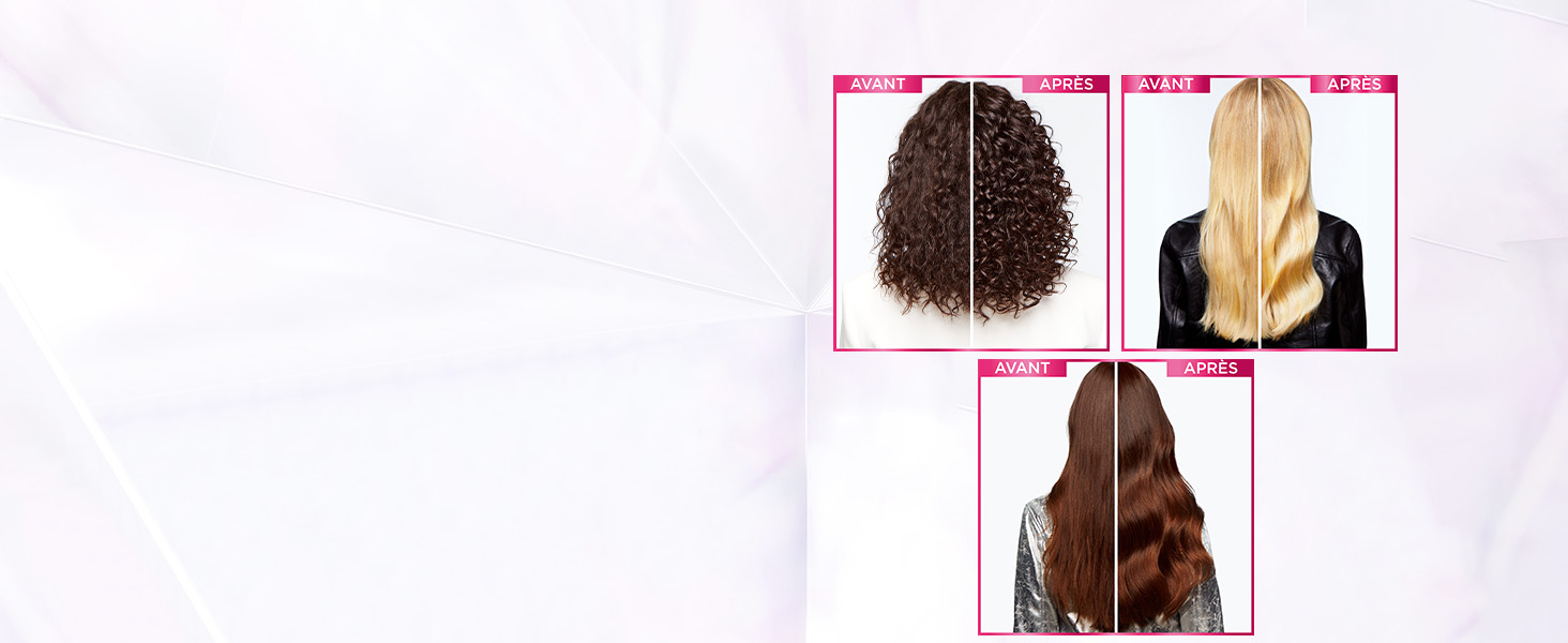 Cheveux brillants et doux jusqu'à 10 semaines