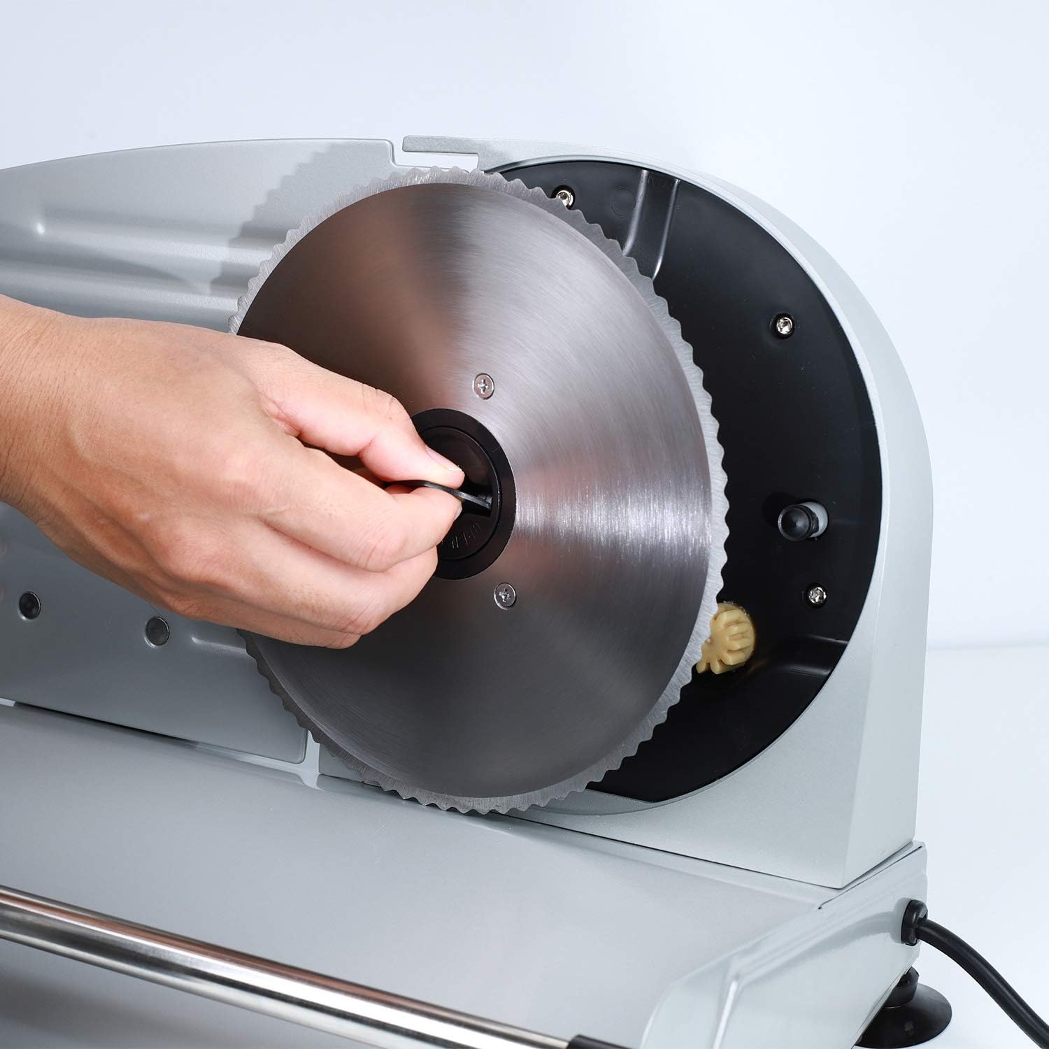 TOKASS - lame de trancheuse, 7,5 pouces, acier inoxydable, lame ronde