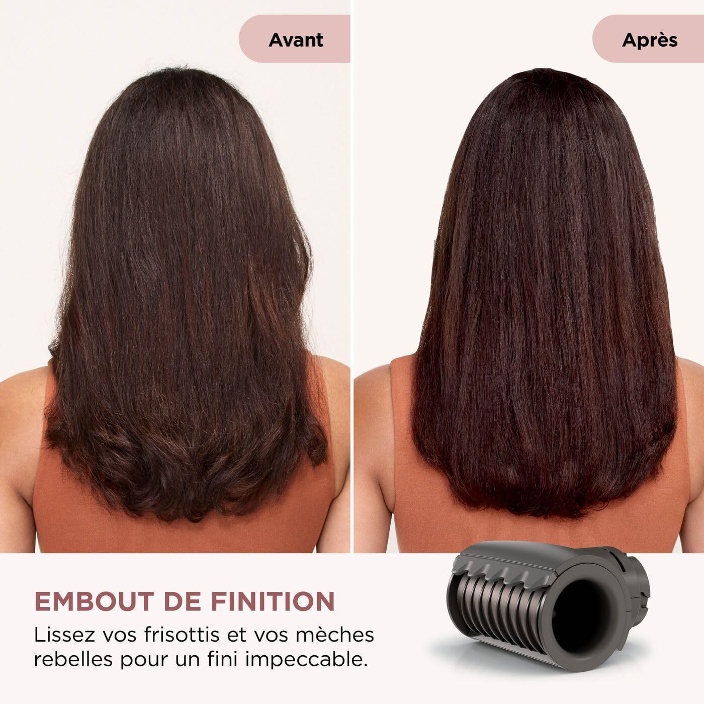 Shark - sèche-cheveux SpeedStyle Pro Flex, léger, ionique, poignée pliante, 4 embouts, moka argent, HD542EU