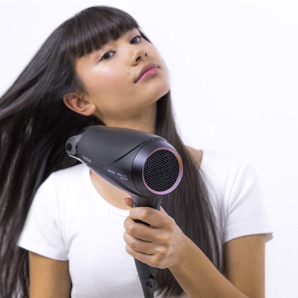Cecotec - Bamba IoniCare 5450 - sèche-cheveux 2400W, ions réels, air froid, diffuseur, compact, 5450