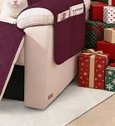 Produit de rangement ou d'ameublement présenté en couleur rose/rose sur fond blanc, présenté sous plusieurs angles avec des éléments décoratifs.