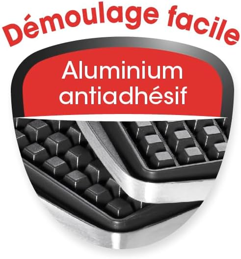 LAGRANGE - plaques Croque-Monsieur Super 2 - aluminium antiadhésif - 030423