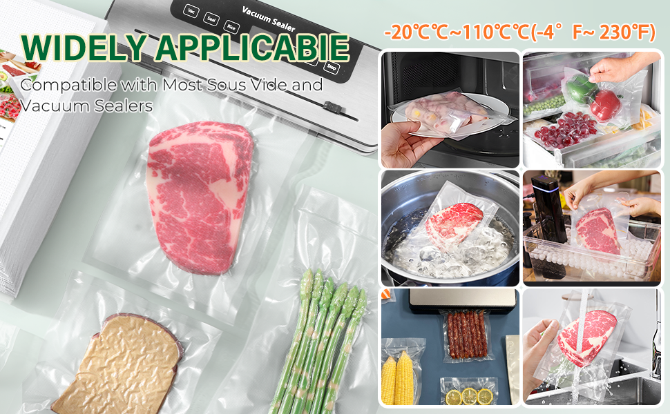 sac sous vide alimentaire