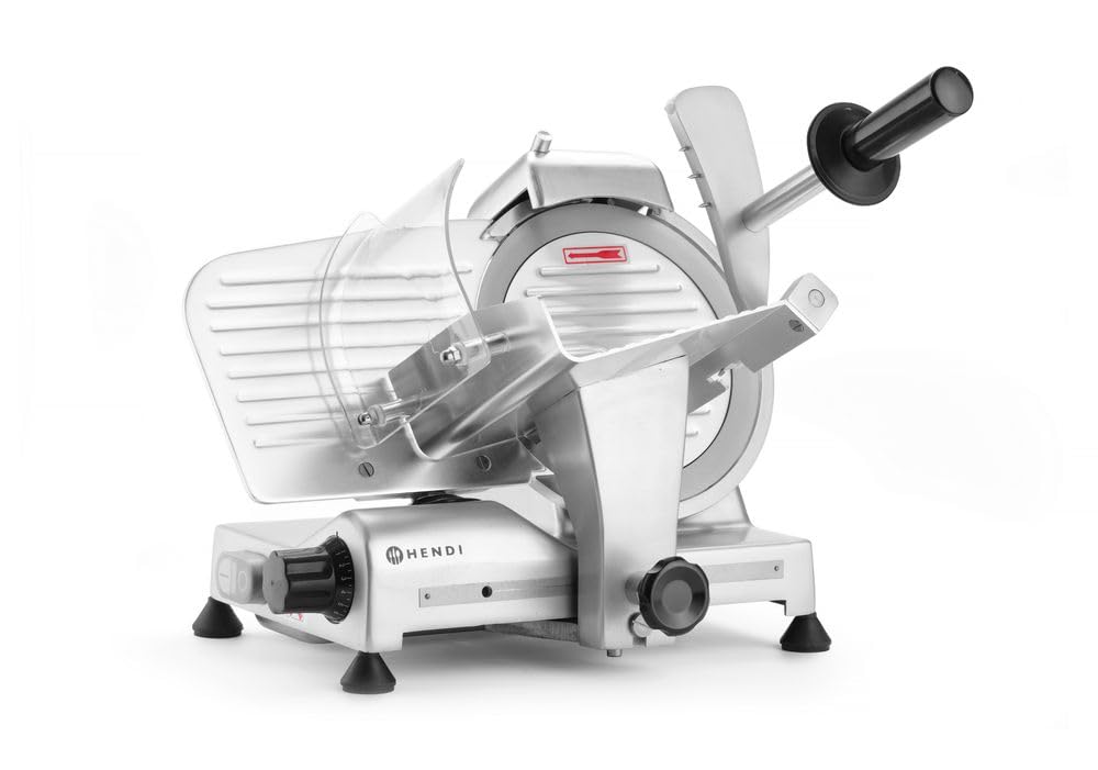 HENDI - Profi Line 195 - 416x400x335mm - trancheuse multi-usages, lame 195mm, 0-12mm