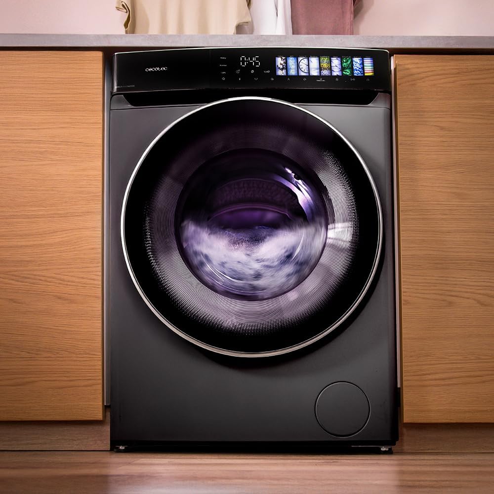 Cecotec - lave-linge série principale - dimensions compactes - programmes rapides et grande capacité