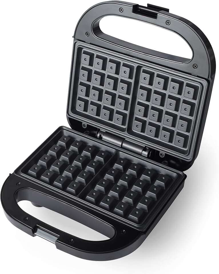 Progress - grille-pain double, plaques antiadhésives, 750W, contrôle auto température