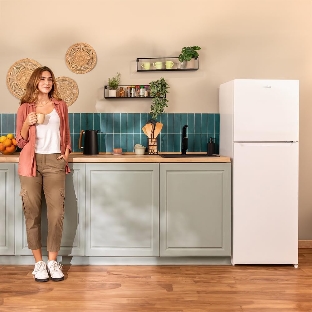 Cecotec - Bolero CoolMarket 2D - 143 cm - 211 L, dégivrage, classe E