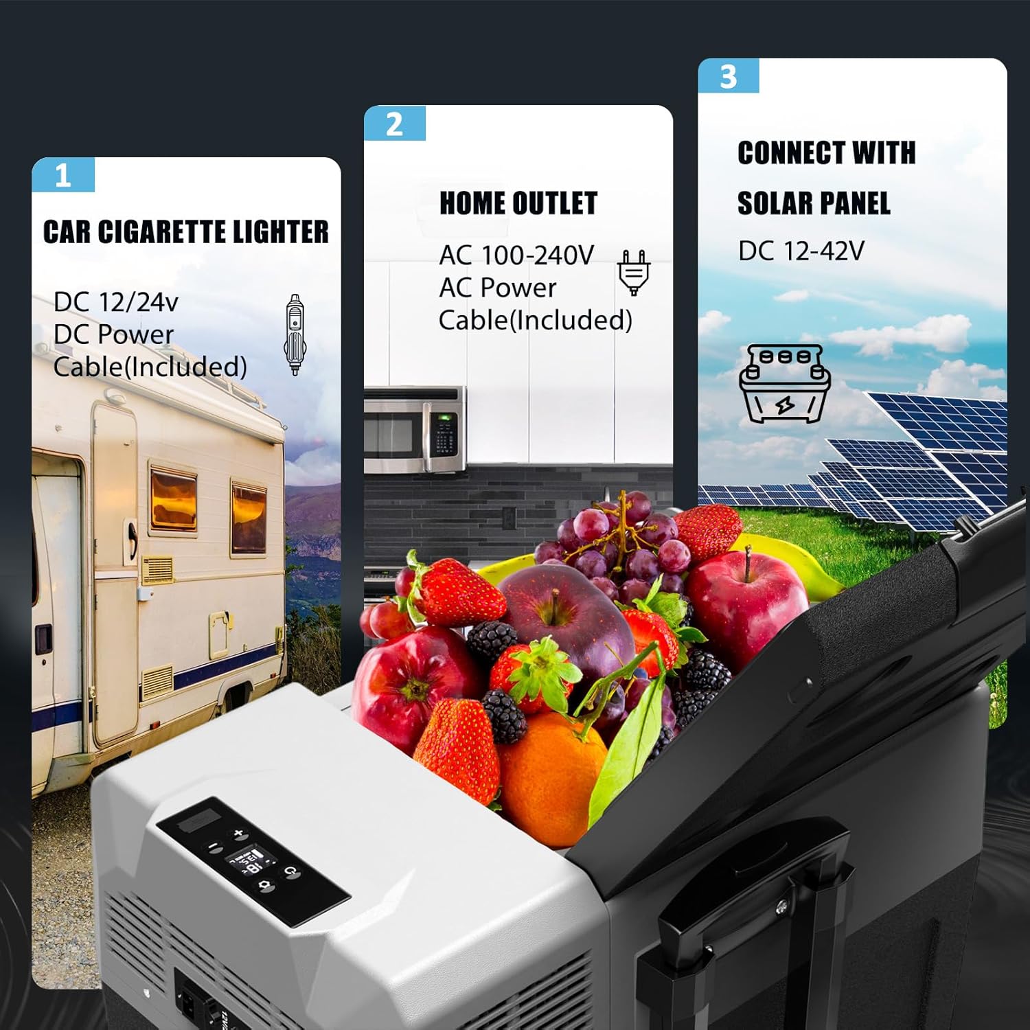 Alpicool - ECX50 - 50L - Frigo portable, compression, -20 à 20°C, ECX50