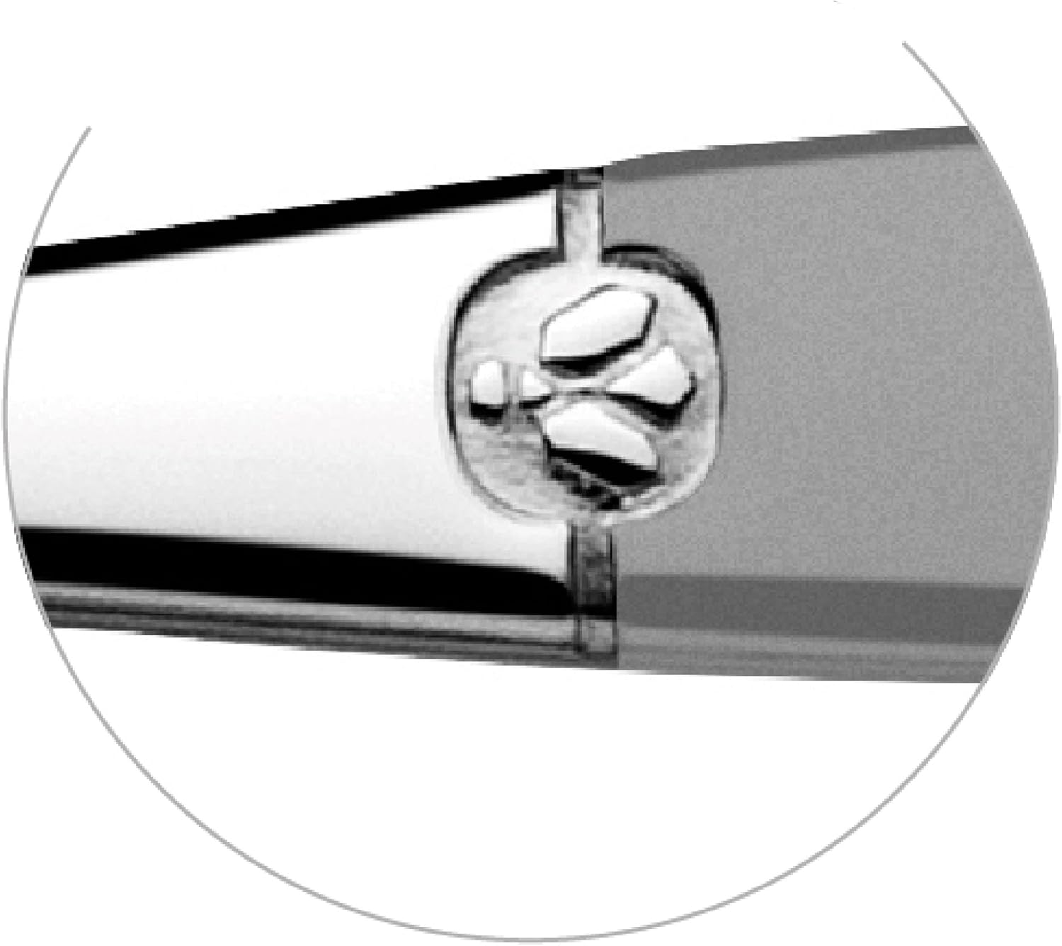 Lou Laguiole - Jet - 185 mm - 6 cuillères inox sablées 18/0