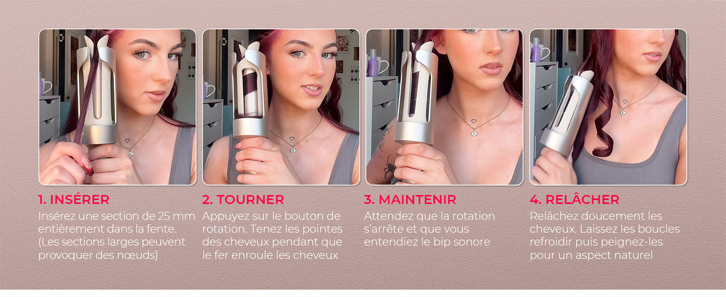 Suite de la séquence du didacticiel de style montrant les étapes et les techniques progressives sous différents angles avec des superpositions de texte pédagogique.