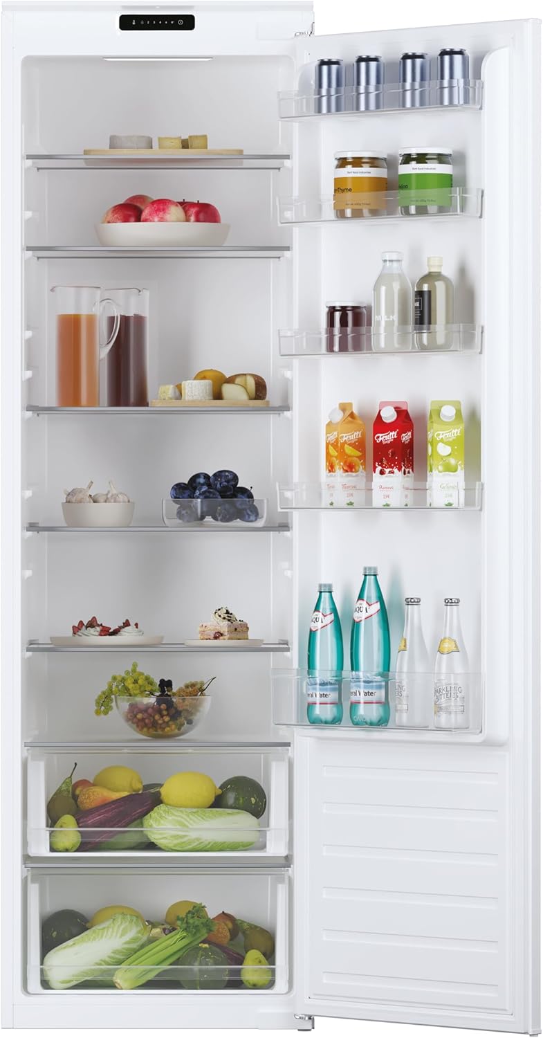 Candy - réfrigérateur 1 porte 178 cm, 316L, LED, porte réversible - CMS518EW