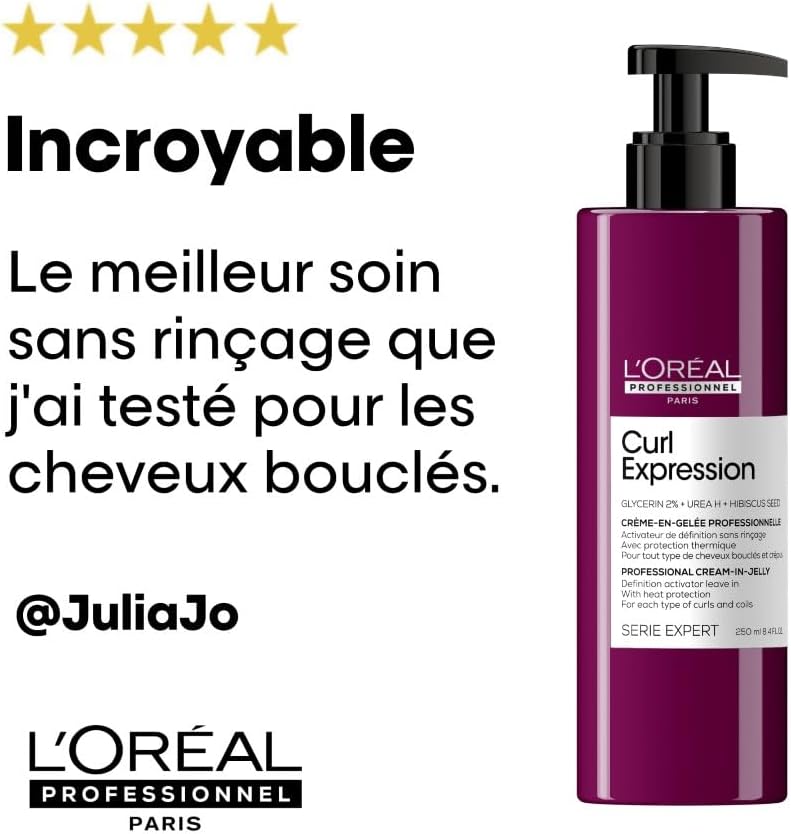 L'Oréal Professionnel - Curl Expression - 250ml - Crème-gel boucles, thermoprotecteur 230°C
