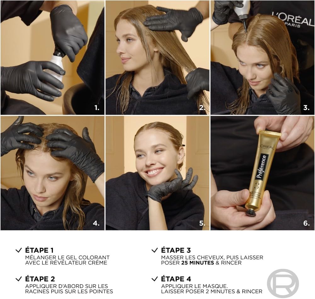 L'Oréal Paris - Préférence Stockholm - Blonde très clair perlé - Couvre 100% cheveux blancs, longue tenue, éclat lumineu