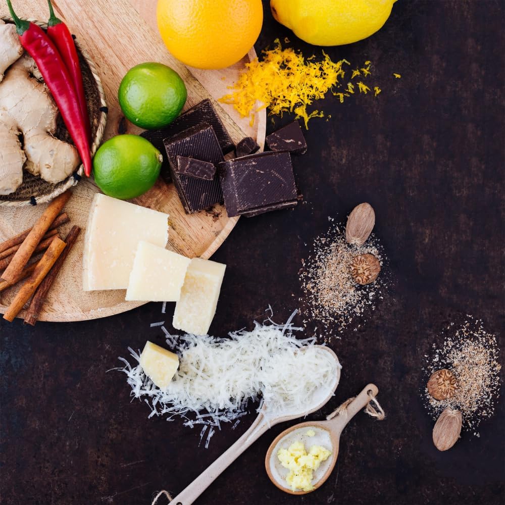 Microplane - Râpe à zester série Ombre - lame fine, inox, US, zeste, parmesan