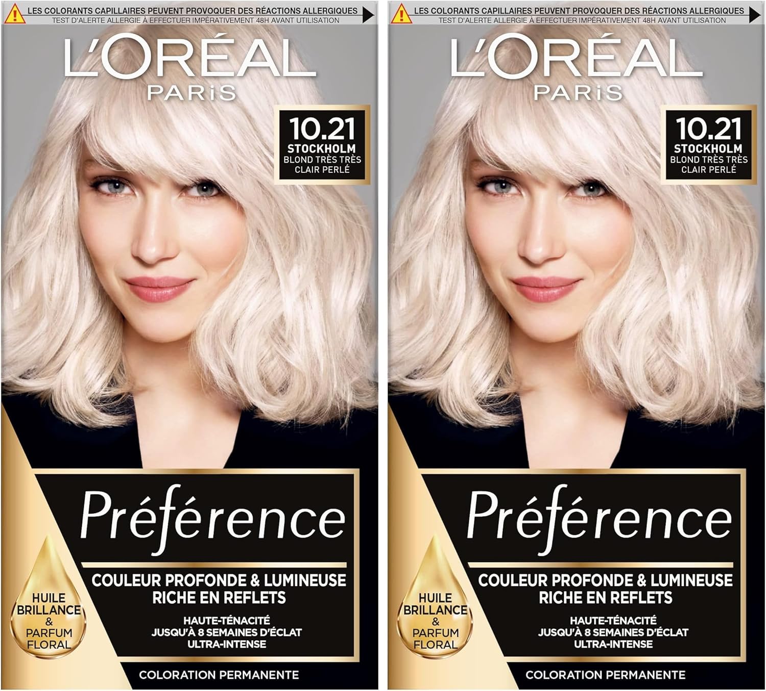 L'Oréal Paris - Préférence Stockholm - blond très clair perlé - lot de 2