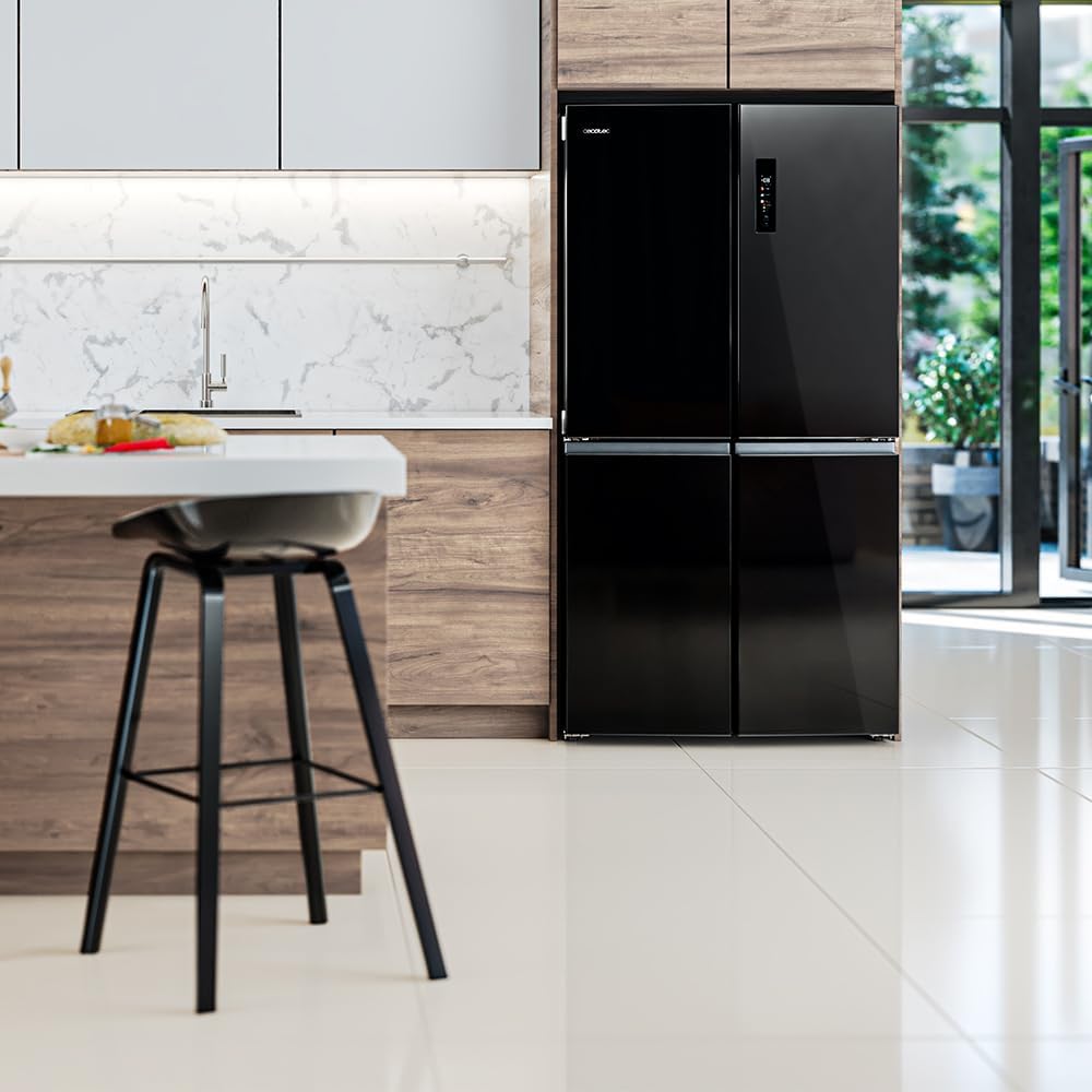 Cecotec - Bolero CoolMarket 4D, 90cm, 601L, Inverter, No Frost, 4 portes, 4D 601