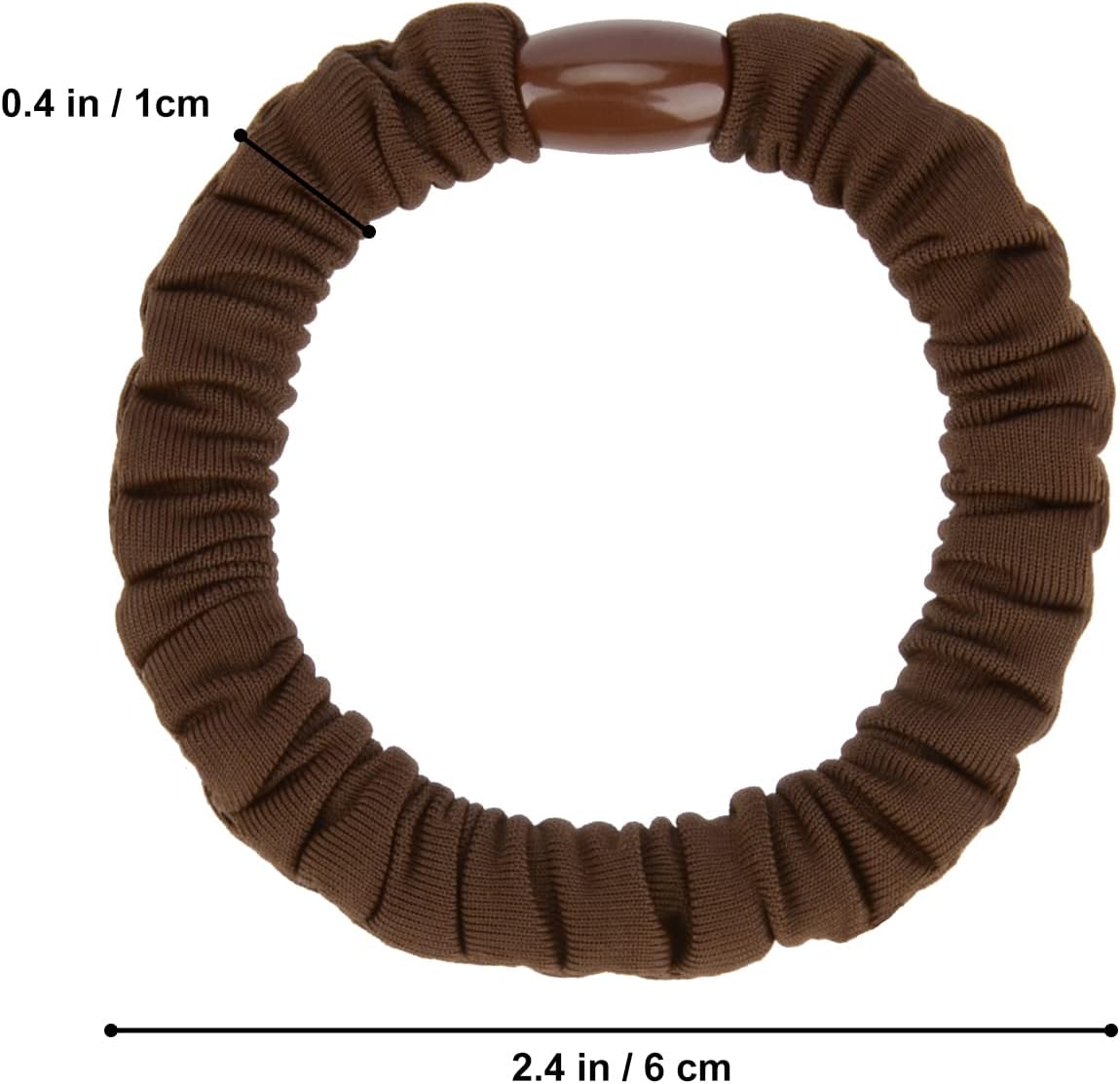 JessLab - Elastiques cheveux satin - lot de 10 - doux, anti-dommage