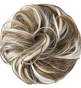 JJstar Chignon Postiche Cheveux Grande Postiches Bouclés Ondulés Chouchou Cheveux Naturel Faux Ch...